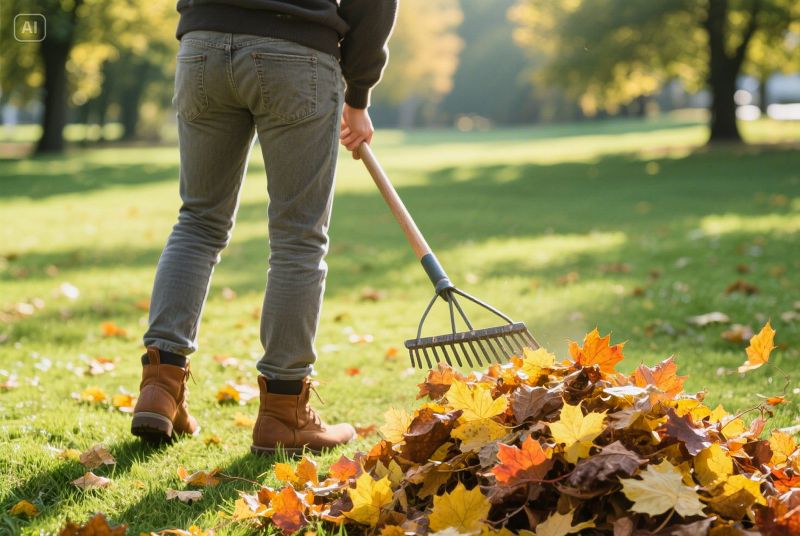 Leaf Raking Services